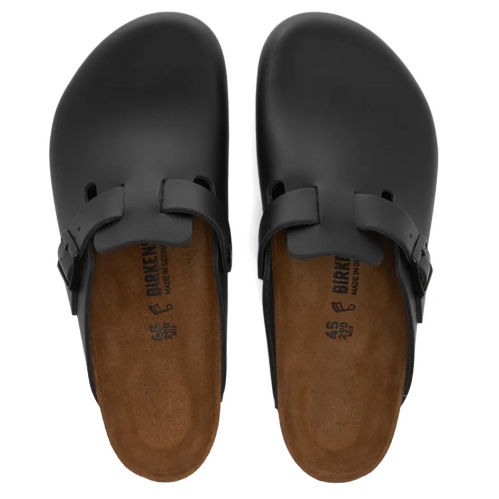 NWT Birkenstock Boston Clogs w/ Black Buckle Sz 38